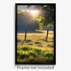 Pixel Art Poster - Secret Pasture (8 Bit Psychedelic Trippy Video Game Print)