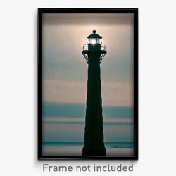Pixel Art Poster - Unnatural Lighthouse (8 Bit Psychedelic Video Game Print)
