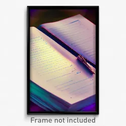 Pixel Art Poster - Graceful Journal (8 Bit Psychedelic Trippy Video Game Print)