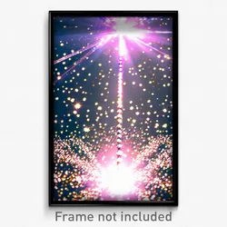 Pixel Art Poster - Sparkling Well (8 Bit Psychedelic Trippy Video Game Print)