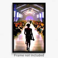 Pixel Art Poster - Pleasant Catwalk (8 Bit Psychedelic Trippy Video Game Print)
