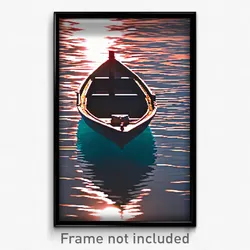 Pixel Art Poster - Authentic Mooring (8 Bit Psychedelic Trippy Video Game Print)