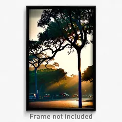 Pixel Art Poster - Acclaimed Savannah (8 Bit Psychedelic Video Game Print)