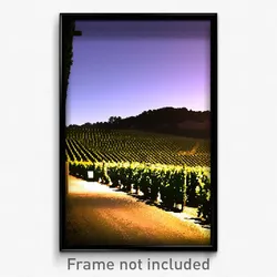 Pixel Art Poster - Dim Vineyard (8 Bit Psychedelic Trippy Video Game Print)