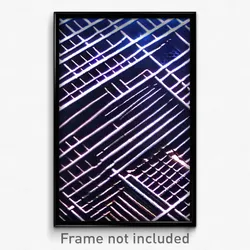 Pixel Art Poster - Vast Grate (8 Bit Psychedelic Trippy Weird Video Game Print)