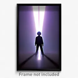 Pixel Art Poster - Infamous Mind Journey (8 Bit Psychedelic Video Game Print)