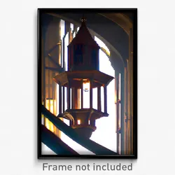 Pixel Art Poster - Unique Belfry (8 Bit Psychedelic Trippy Video Game Print)
