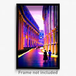Pixel Art Poster - Tremendous Promenade (8 Bit Psychedelic Video Game Print)