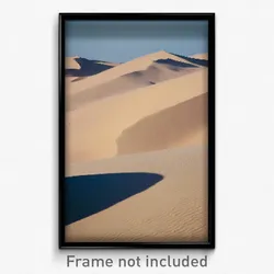 Pixel Art Poster - Unwelcoming Dunes (8 Bit Psychedelic Trippy Video Game Print)