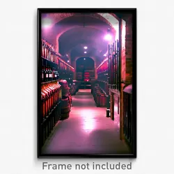 Pixel Art Poster - Familiar Cellar (8 Bit Psychedelic Trippy Video Game Print)