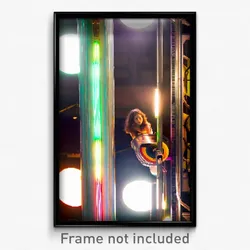 Pixel Art Poster - Incredible Tube (8 Bit Psychedelic Trippy Video Game Print)