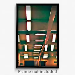 Pixel Art Poster - Meager Stock Trading Floor (8 Bit Video Game Print)
