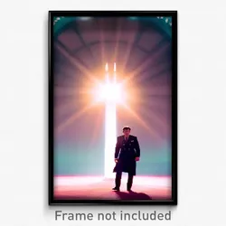 Pixel Art Poster - Grand Gambit (8 Bit Psychedelic Trippy Video Game Print)