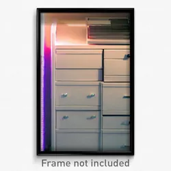 Pixel Art Poster - Thick Drawer (8 Bit Psychedelic Trippy Video Game Print)