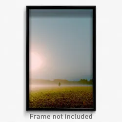 Pixel Art Poster - Haunting Flood Plain (8 Bit Psychedelic Video Game Print)