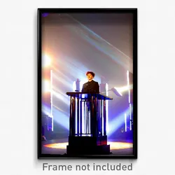 Pixel Art Poster - Humble Pulpit (8 Bit Psychedelic Trippy Video Game Print)