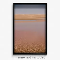 Pixel Art Poster - Bleak Sandbar (8 Bit Psychedelic Trippy Video Game Print)