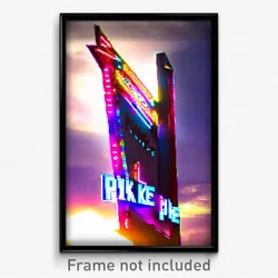 Pixel Art Poster - Vivid Pike (8 Bit Psychedelic Trippy Weird Video Game Print)