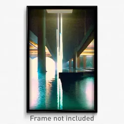 Pixel Art Poster - Secret Rill (8 Bit Psychedelic Trippy Weird Video Game Print)