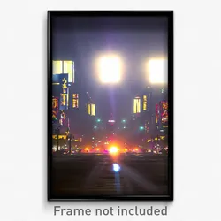 Pixel Art Poster - Glaring Cdmx (8 Bit Psychedelic Trippy Video Game Print)