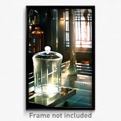 Pixel Art Poster - Quaint Glass (8 Bit Psychedelic Trippy Video Game Print)