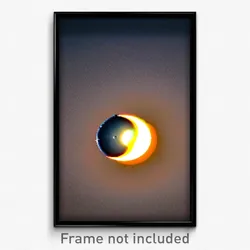 Pixel Art Poster - Remarkable Moon (8 Bit Psychedelic Trippy Video Game Print)