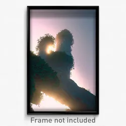 Pixel Art Poster - Mushy Motte (8 Bit Psychedelic Trippy Weird Video Game Print)