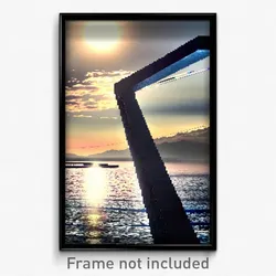 Pixel Art Poster - Polished Jetty (8 Bit Psychedelic Trippy Video Game Print)