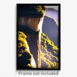 Pixel Art Poster - Majestic Ledge (8 Bit Psychedelic Trippy Video Game Print)
