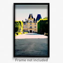 Pixel Art Poster - Elderly Chateau (8 Bit Psychedelic Trippy Video Game Print)