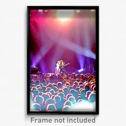 Pixel Art Poster - Gigantic Concert (8 Bit Psychedelic Trippy Video Game Print)