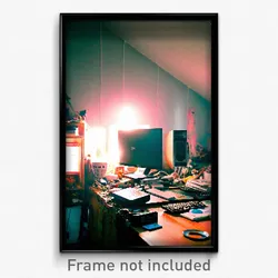 Pixel Art Poster - Cluttered Dell (8 Bit Psychedelic Trippy Video Game Print)