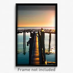 Pixel Art Poster - Beloved Jetty (8 Bit Psychedelic Trippy Video Game Print)