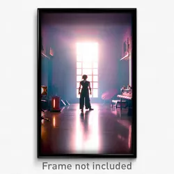 Pixel Art Poster - Conventional Room (8 Bit Psychedelic Trippy Video Game Print)