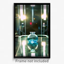 Pixel Art Poster - Glass Respite (8 Bit Psychedelic Trippy Video Game Print)