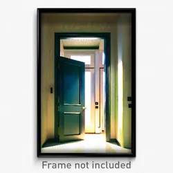 Pixel Art Poster - Brilliant Door (8 Bit Psychedelic Trippy Video Game Print)