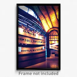 Pixel Art Poster - Humble Museum (8 Bit Psychedelic Trippy Video Game Print)