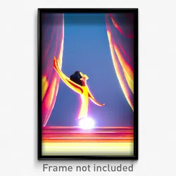 Pixel Art Poster - Esteemed Bend (8 Bit Psychedelic Trippy Video Game Print)