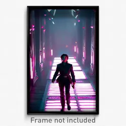 Pixel Art Poster - Tiny Relicry (8 Bit Psychedelic Trippy Video Game Print)
