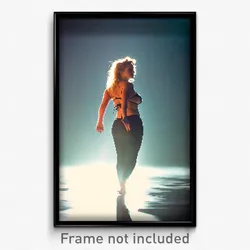 Pixel Art Poster - Ample Backdrifting (8 Bit Psychedelic Video Game Print)