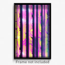 Pixel Art Poster - Glitchy Movie Awards (8 Bit Psychedelic Video Game Print)