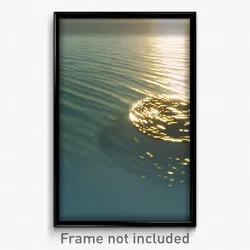 Pixel Art Poster - Circular Sea (8 Bit Psychedelic Trippy Video Game Print)