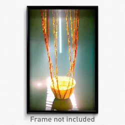 Pixel Art Poster - Pure Spaghetti (8 Bit Psychedelic Trippy Video Game Print)