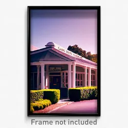 Pixel Art Poster - Classic Hospice (8 Bit Psychedelic Trippy Video Game Print)