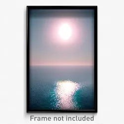 Pixel Art Poster - Clean Seascape (8 Bit Psychedelic Trippy Video Game Print)