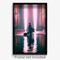 Pixel Art Poster - Bold Staith (8 Bit Psychedelic Trippy Weird Video Game Print)