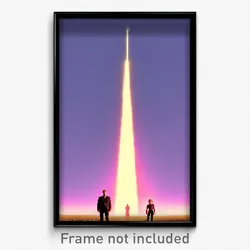 Pixel Art Poster - Tall Warren (8 Bit Psychedelic Trippy Weird Video Game Print)