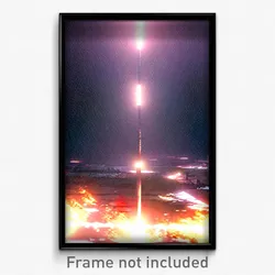 Pixel Art Poster - Outlandish Remnant (8 Bit Psychedelic Video Game Print)