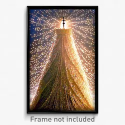 Pixel Art Poster - Energetic Granary (8 Bit Psychedelic Trippy Video Game Print)