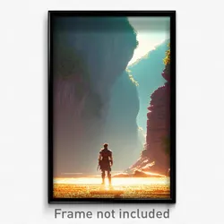 Pixel Art Poster - Worldly Notch (8 Bit Psychedelic Trippy Video Game Print)